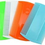 Honbay 4 Packs Combs Double sided Pet Combs, Cat Dog Pet Grooming Fine Tooth Hair Combs