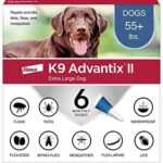 K9 Advantix II XL Dog Vet-Recommended Flea, Tick & Mosquito Treatment & Prevention | Dogs Over 55 lbs. | 6-Mo Supply