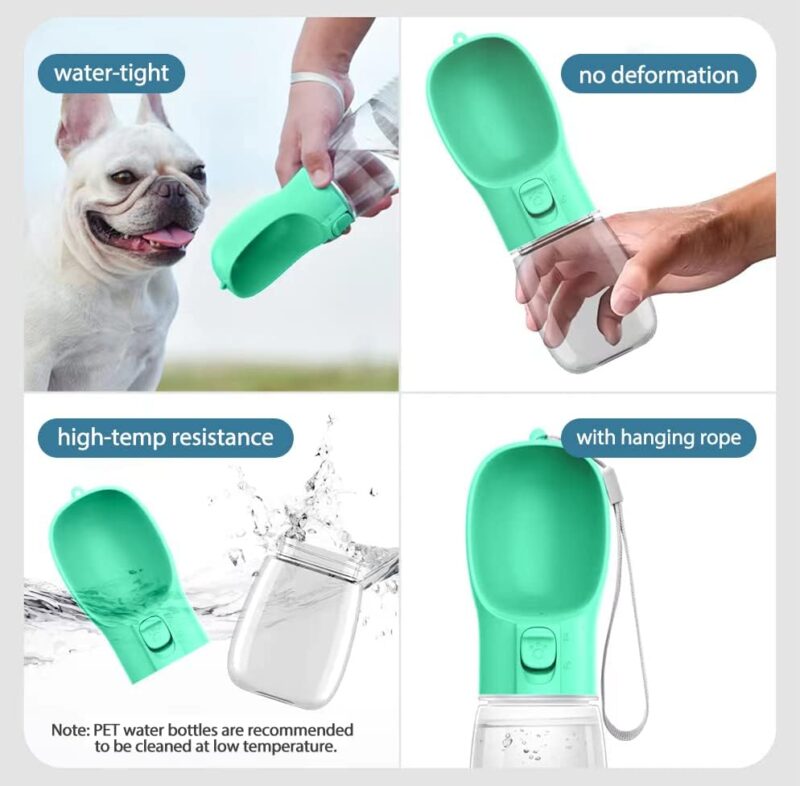 M&MKPET Dog Water Bottle Dog Bowls Dog Water Bowl Dispenser Portable Dog Water Bottles for Cat,Rabbit,Puppy and Other Pets for Walking,Hiking,Travel… - Image 5