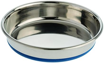 Our Pets DuraPet Stainless Steel Non-Slip (Cat Food Bowl or Water Bowl) (Holds up to 1 Cup of Dry Food or Wet Food) Easy to Clean