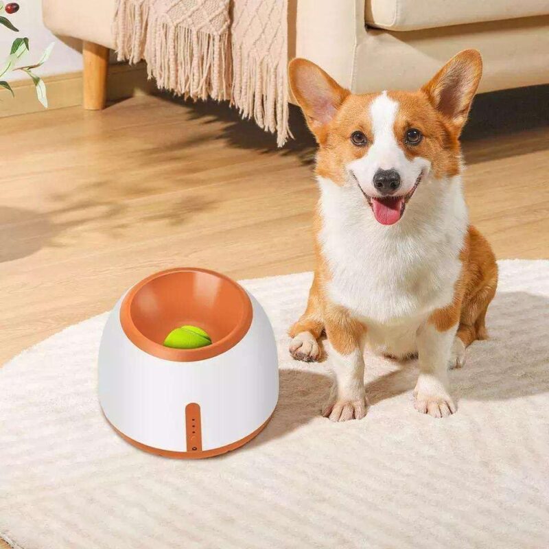 Pet Automatic Dog Ball Launcher Dog Interactive Toy, Automatic Tennis Ball Thrower for Dogs Indoor or Outdoor - Image 2