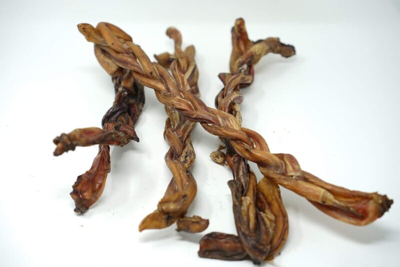 Jack's Premium 12” Large Braided Bully Sticks for Dogs, 100% All Natural Beef Dog Treat Made in The USA - 12 Inch 4 Count