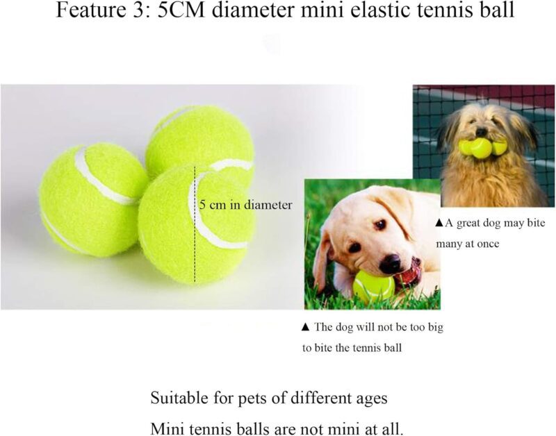 LHSH Dog Automatic Ball Launcher,Interactive Fetch Toy Dog Tennis Ball Throwing Machine Automatic Dog Tennis Ball Thrower - Image 5