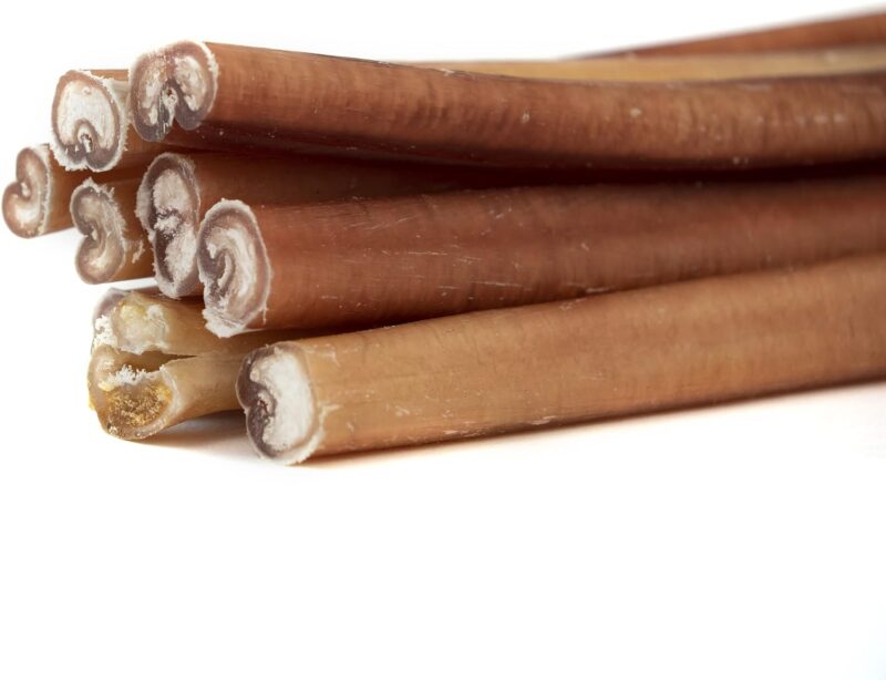 BRUTUS & BARNABY Bully Sticks for Large Dogs - (5-Pack) No Hormones Added and Grain Free, Low Odor Bullie, 12" Bully Bones for Dogs or Puppies - Image 8