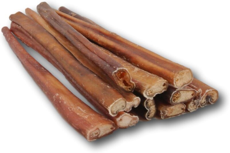 Top Dog Chews - Thick 12 Inch Bully Sticks, 100% Natural Beef, Free Range, Grass Fed, High Protein, Supports Dental Health & Easily Digestible, Dog Treat, 10 Pack (12" Odor Free, Beef) - Image 3