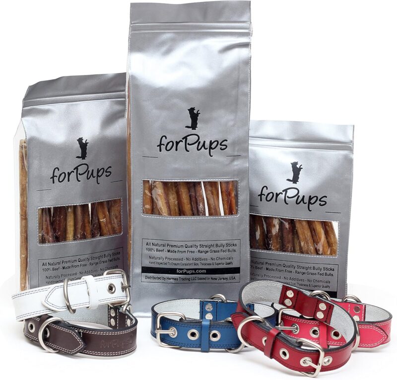 forPups (1 Pound – 8 Inch) (Thick) (16 oz Pack) All Natural Premium Quality Bully Sticks (8”) (1 lb – Thick) (16 oz) - Image 8