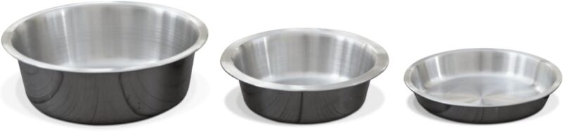 PetFusion Premium 304 Food Grade Stainless Steel Dog & Cat Bowls. Cat Bowls Shallow & Wide for Relief of Whisker Fatigue - Image 3