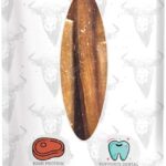 Canine Cravers Maplewood Smoked Bully Sticks 12” Inch - 100% Natural Free Range Grass Fed Beef - Made in Canada Odor-Reduced Long Lasting, Rawhide Free Dog Chews High Protein Low Fat Dental Care