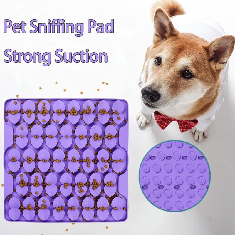 Snuffle Mat for Large Dogs,Silicone Slow Feeder Lick Down Eating,Encourages Natural Foraging Skill,Relieving Stress,Interactive Feed Game Toy All Breed Dogs - Image 7