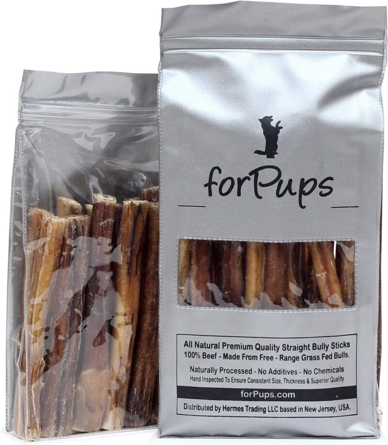 (2 Pounds – 10-12 Inch (Thick) (32 oz Pack) All Natural Premium Quality Bully Sticks (10”-12") (2 lb – Thick) (32 oz) - Image 5