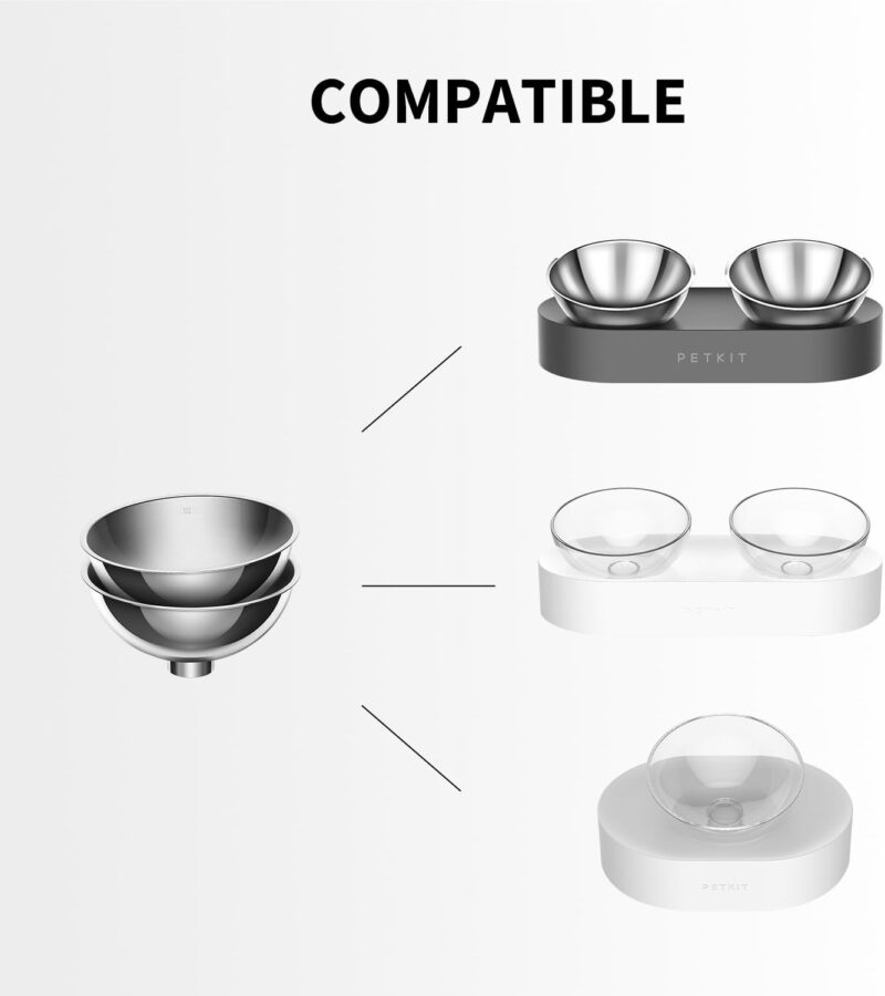 PETKIT Fresh Nano Replaced Stainless Steel Bowls (2PCS) - Image 2