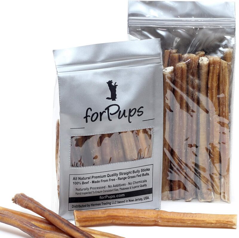 (2 Pounds - 8 Inch) (REGULAR Thickness) (32 oz Pack) All Natural Premium Quality Bully Sticks (8") (2 lb – REGULAR) (32 oz) - Image 3