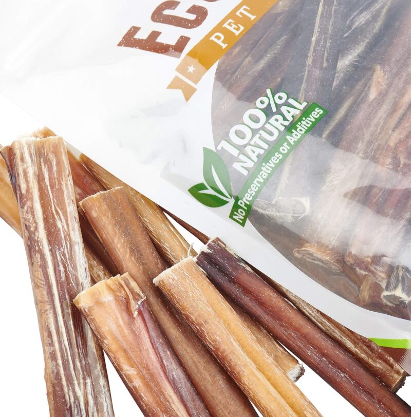 EcoKind Pet Treats All-Natural Premium 4 Inch Bully Sticks for Dogs | 16 Oz. Bag | Delicious Protein Rich Dog Chews - Image 2