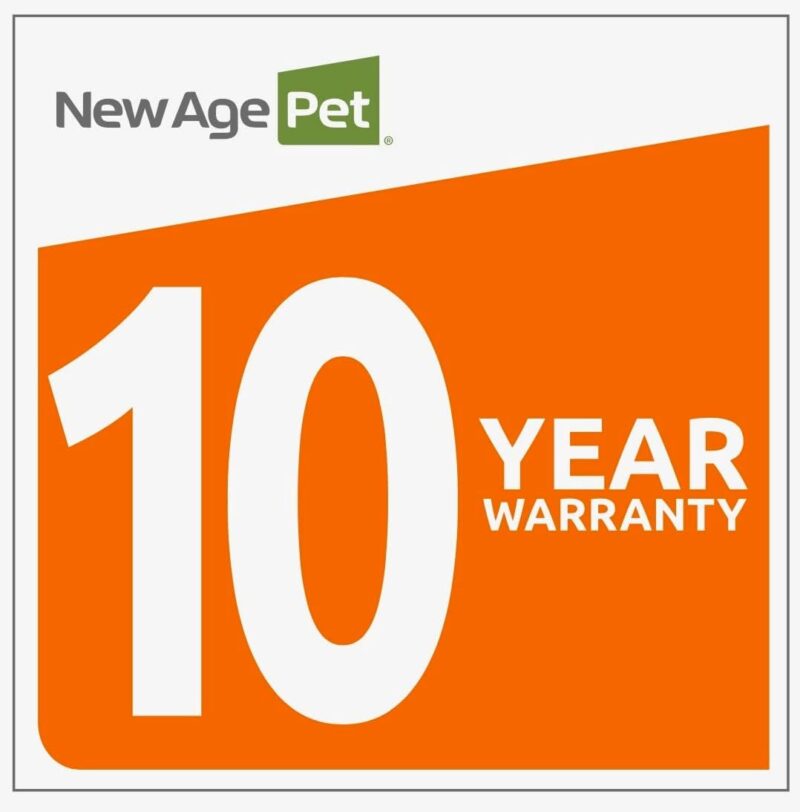 New Age Pet® ECOFLEX® Elevated Dog Feeder with 2 Stainless Steel Bowls and Sliding Lid Storage Bin - Image 7