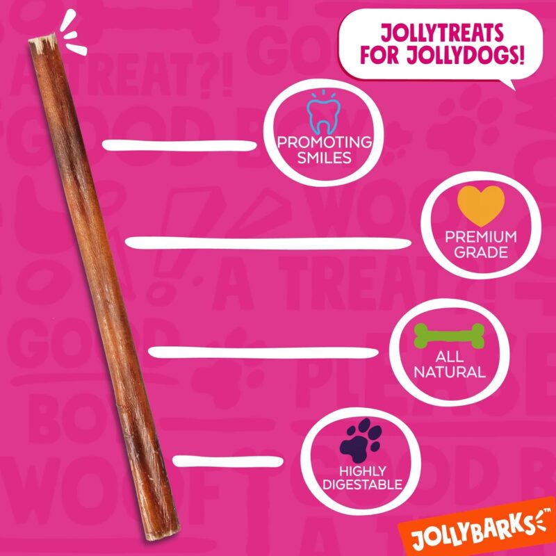 Bundle - 8" Dog Bones + 12" Bully Sticks | 8in Large Dog Bones (3 Pcs) | 12in Bully Sticks (6 Pack) - Image 5