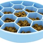 Mr. Peanut's Interactive Slow Feed Dog Bowl, Fun Healthy Bloat Stop Feeder (Medium)