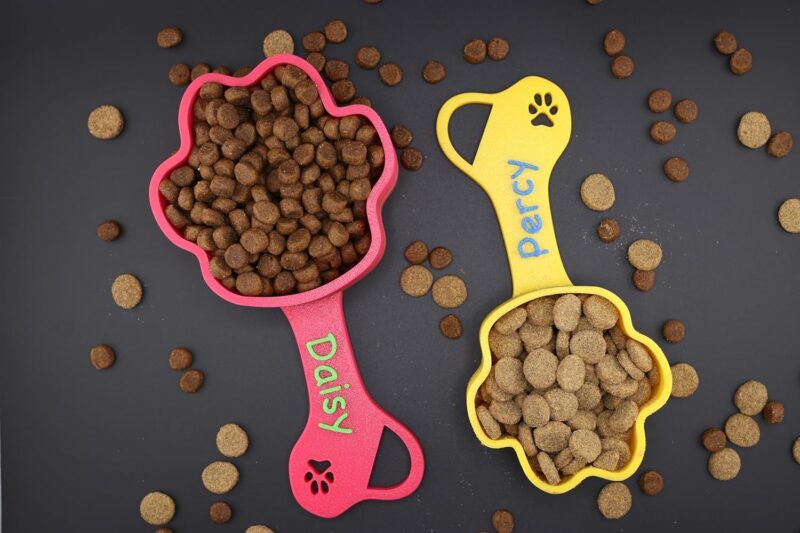 Personalized Dog Food Scoop Custom Scooper Pet Kibble Scoop Food Dispenser Dog Measuring Cup Custom Pet Accessories Gift Idea For Dog Lover (2oz - 1/4 Cup) - Image 5