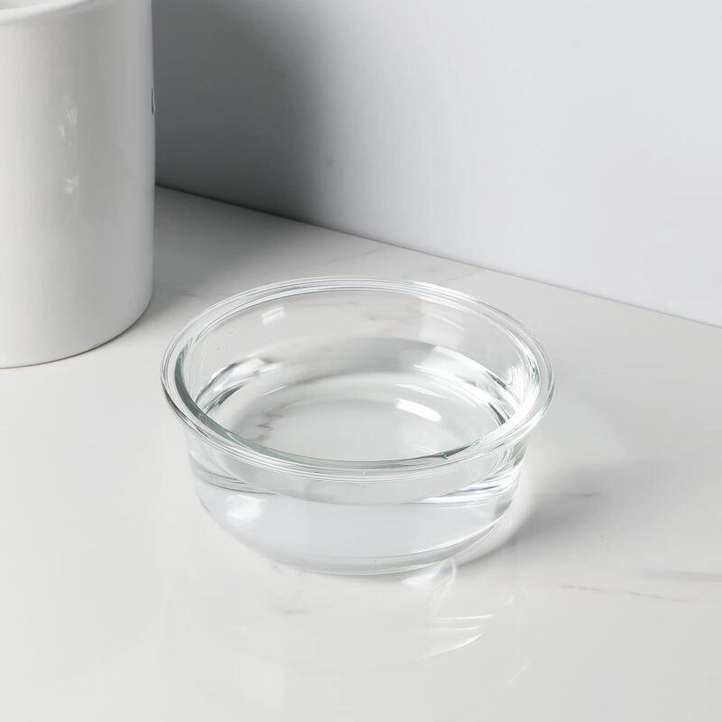 GDCZ Glass Raised Cat or Small Dog Bowls 18 Ounces Transparent - Image 5