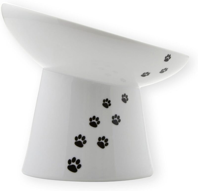 Necoichi Raised Dog Food Bowl, Elevated, for Dogs and Cats, Pets Feeding Feeder Non-Slip for Small Dogs Dishwasher and Microwave Safe, No.1 Seller in Japan! (Dog, Extra Wide Tilted) - Image 4