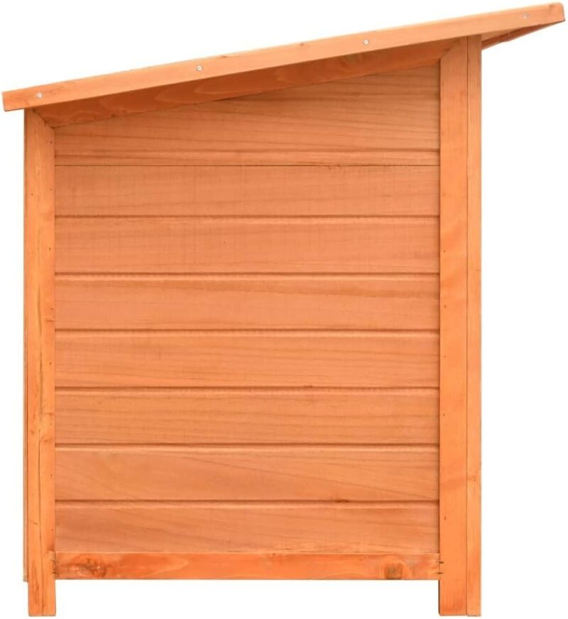 Protects Pets from Elements with Sturdy Wooden Dog Cage, Solid Pine & Fir Wood, Easy Assembly, 47.2"x30.3"x33.9" - Image 4