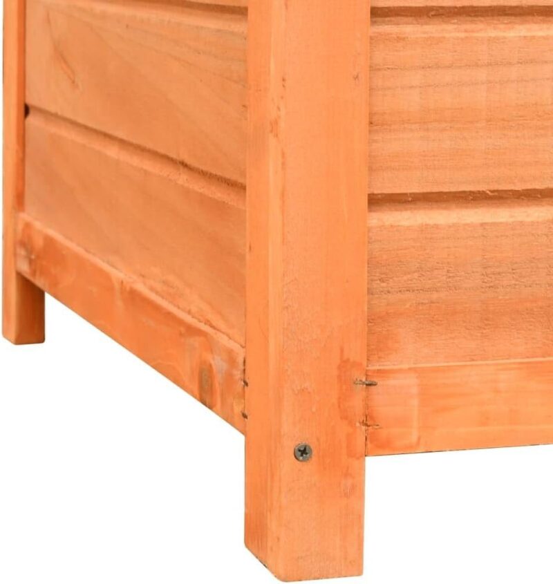 Protects Pets from Elements with Sturdy Wooden Dog Cage, Solid Pine & Fir Wood, Easy Assembly, 47.2"x30.3"x33.9" - Image 6