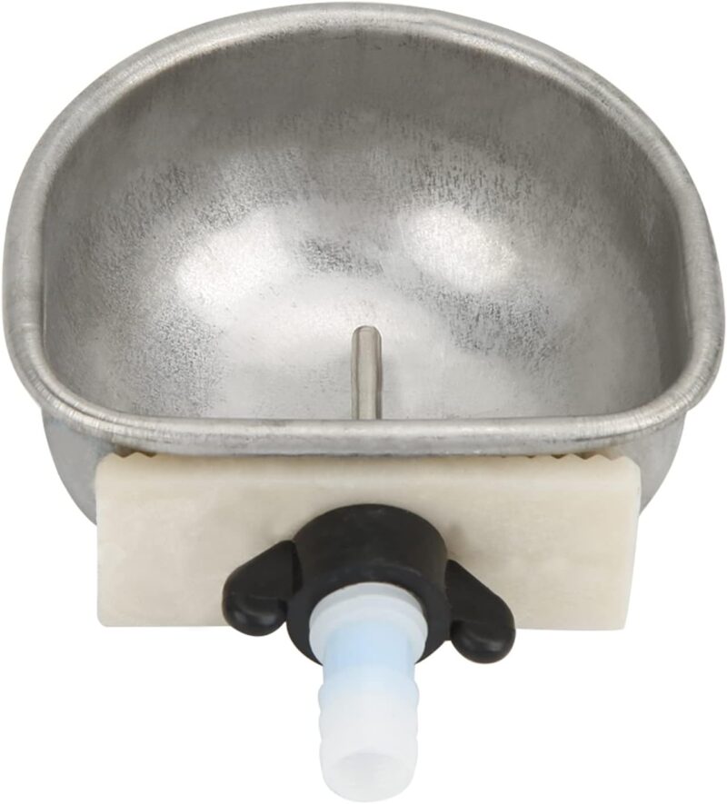 Rabbit Drinking Water Bowl, 10PCS Nipple Drinker Bowl, 3.54x2.60x1.18inch Stainless Steel Rabbit Water Feeder Anti Scratch Removable Hanging Pet Cage Water Bowls Rabbit Drinking Equipment - Image 5