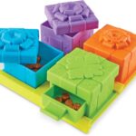 Brightkins Surprise Party Treat Puzzle - Interactive Treat Puzzle for Dogs, Toys for Dog Stimulation, Dog Puzzle Feeder, Dog Birthday Toy for All Breeds Small