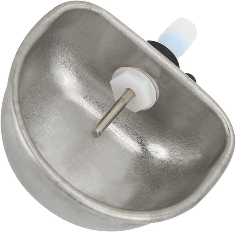 Rabbit Drinking Water Bowl, 10PCS Nipple Drinker Bowl, 3.54x2.60x1.18inch Stainless Steel Rabbit Water Feeder Anti Scratch Removable Hanging Pet Cage Water Bowls Rabbit Drinking Equipment - Image 6