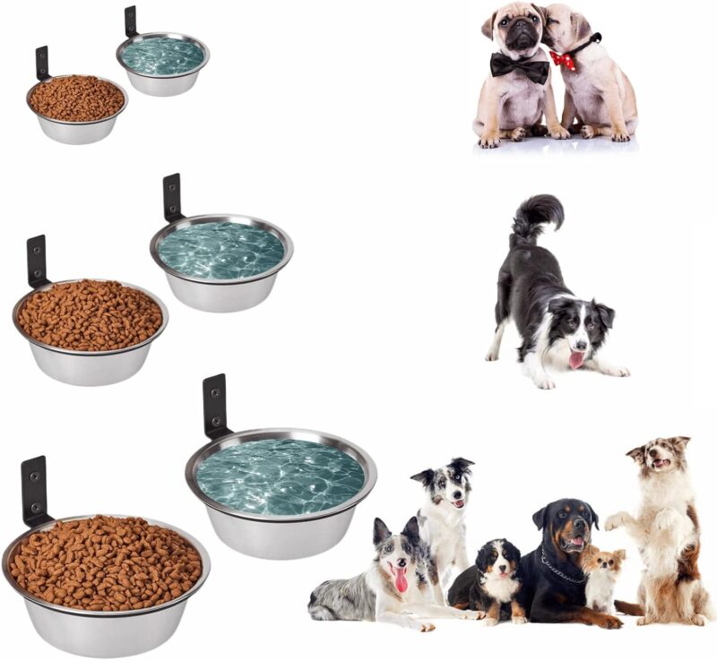 FOYO Elevated Dog Bowls, Raised Dog Food and Water Bowls,Wall Mounted Pet Comfort Feeding Bowls for Medium Dogs - Image 4