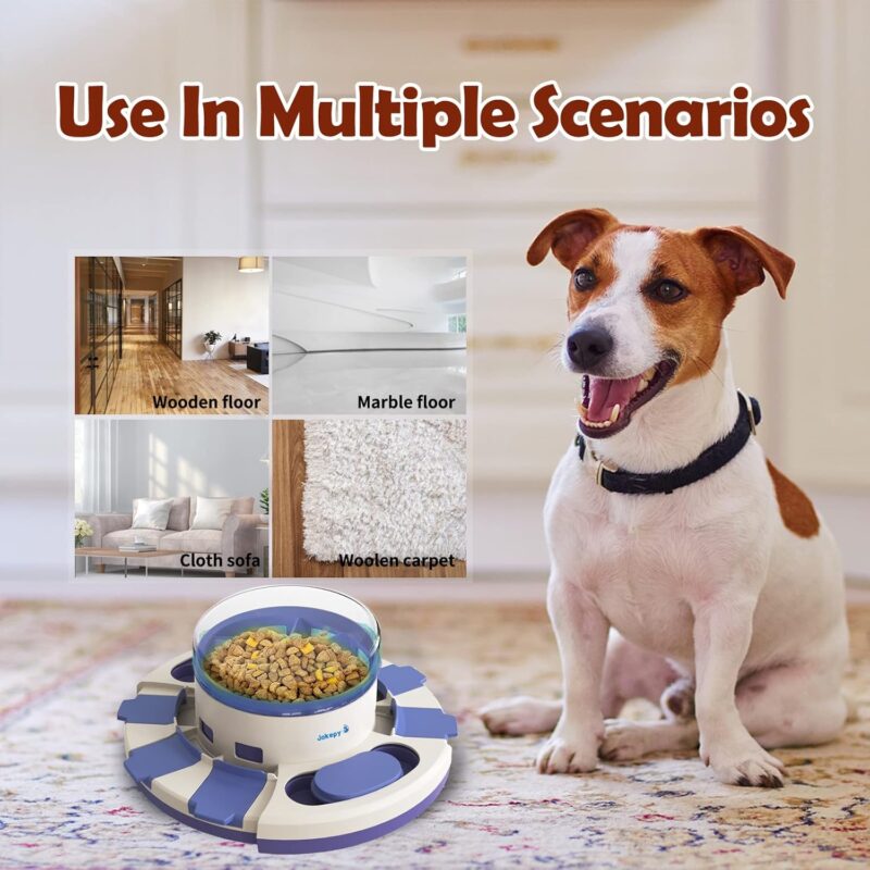 Dog Puzzle Toys for Boredom and Mental Stimulation, Interactive Slow Food Feeder Dispenser, Professional Level 2 in 1 for Large/Medium/Small Dogs - Image 4