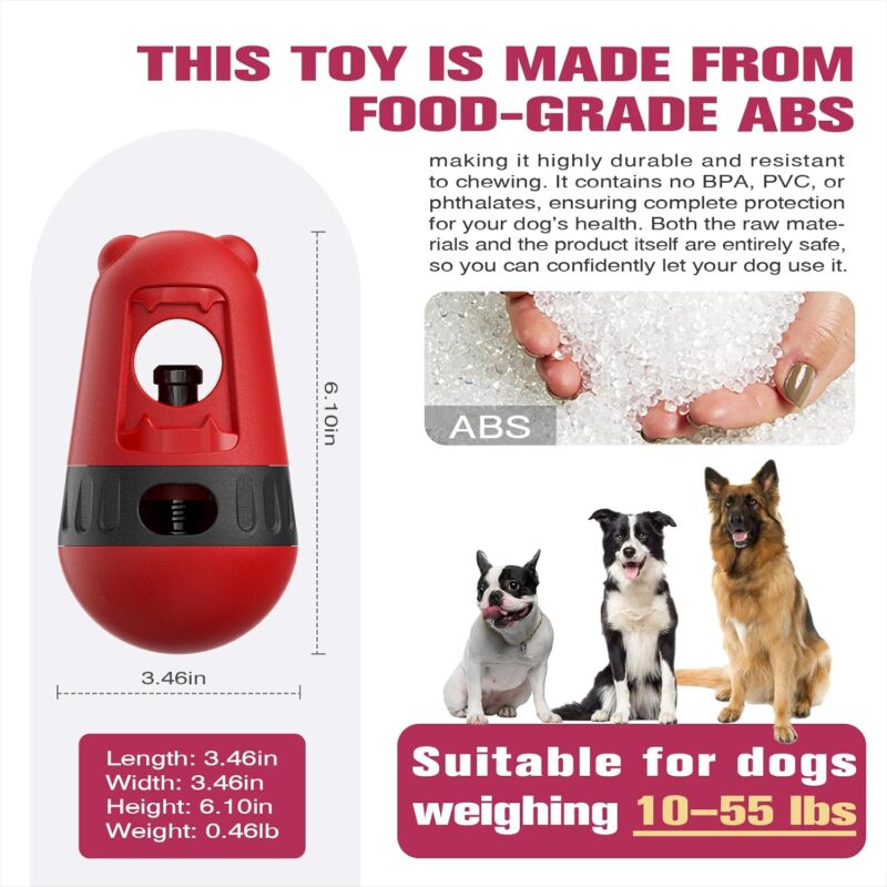Upgraded Bully Stick Holder, Adjustable Treat Dispensing Slow Feeder, 2-in-1 Multifunctional Dog Treat Toy, for Dogs to Keep Them Busy, More Fun, Healthier, Make Everything Fun, Ideal for Dog Gifts - Image 6