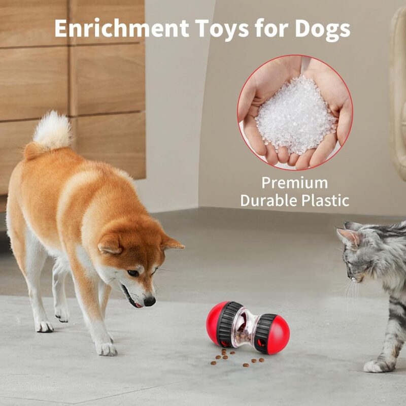 Interactive Dog Toy - Durable Puzzle Treat Dispensing Toy for Small, Medium, Large Dogs, Perfect for Enrichment & Slow Feeding - Image 6